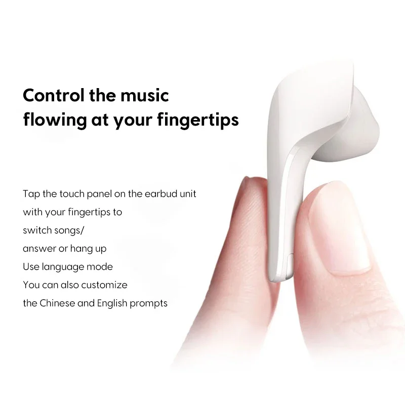 2023 Original Bluetooth 5.2 Earphones True Wireless Headphones With Mic Button Control Noise Reduction Earhooks