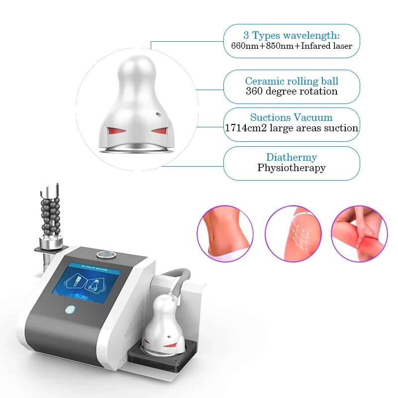 

Профессиональный портативный роликовый массажер для тела 360 градусов, вакуумный аппарат для похудения и лимфодренажа, инструмент для коррекции фигуры