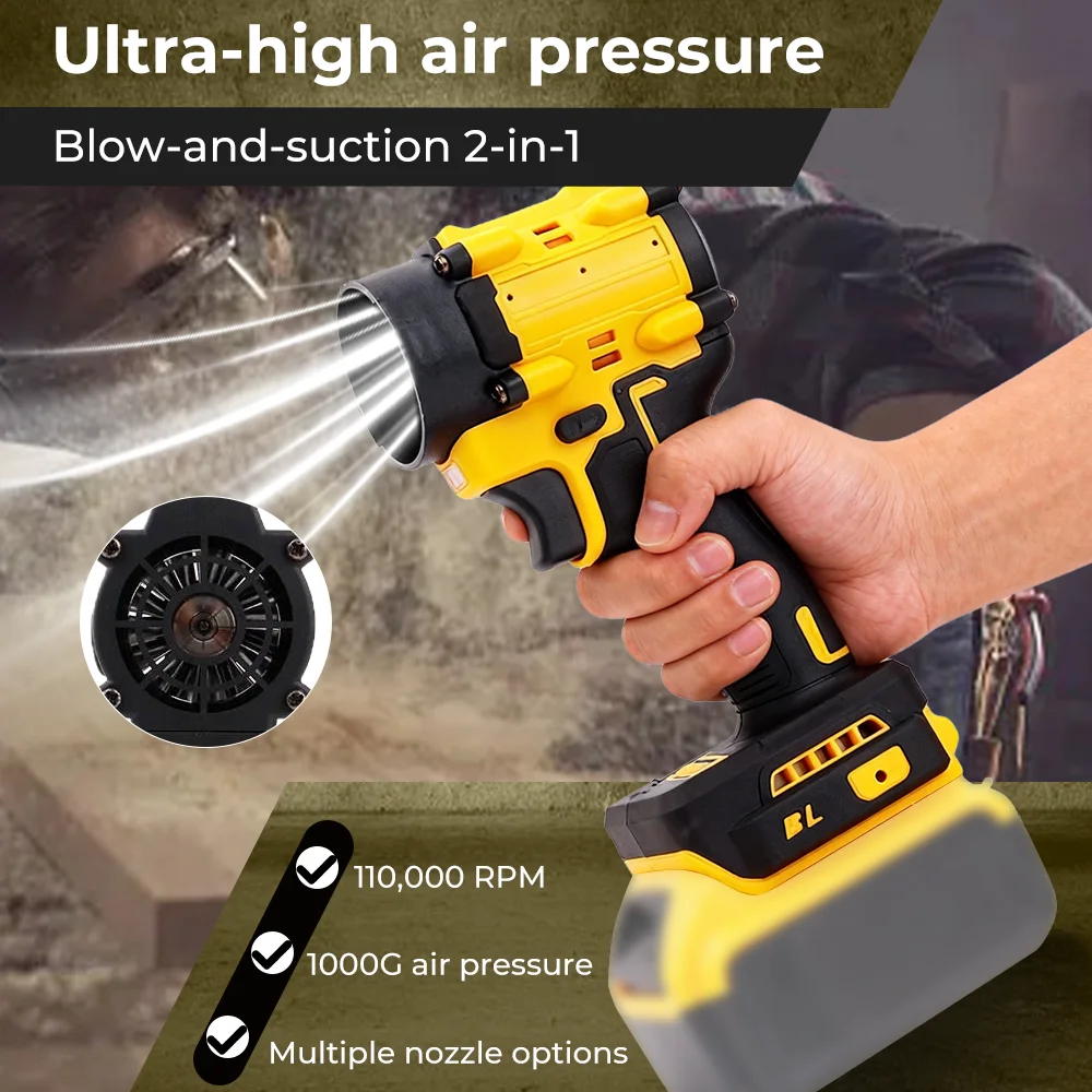 전기 에어 더스터 - 개인용 냉각 110000 RPM 고속 청소 팬 야외 소형 휴대용 전자 에어 더스터