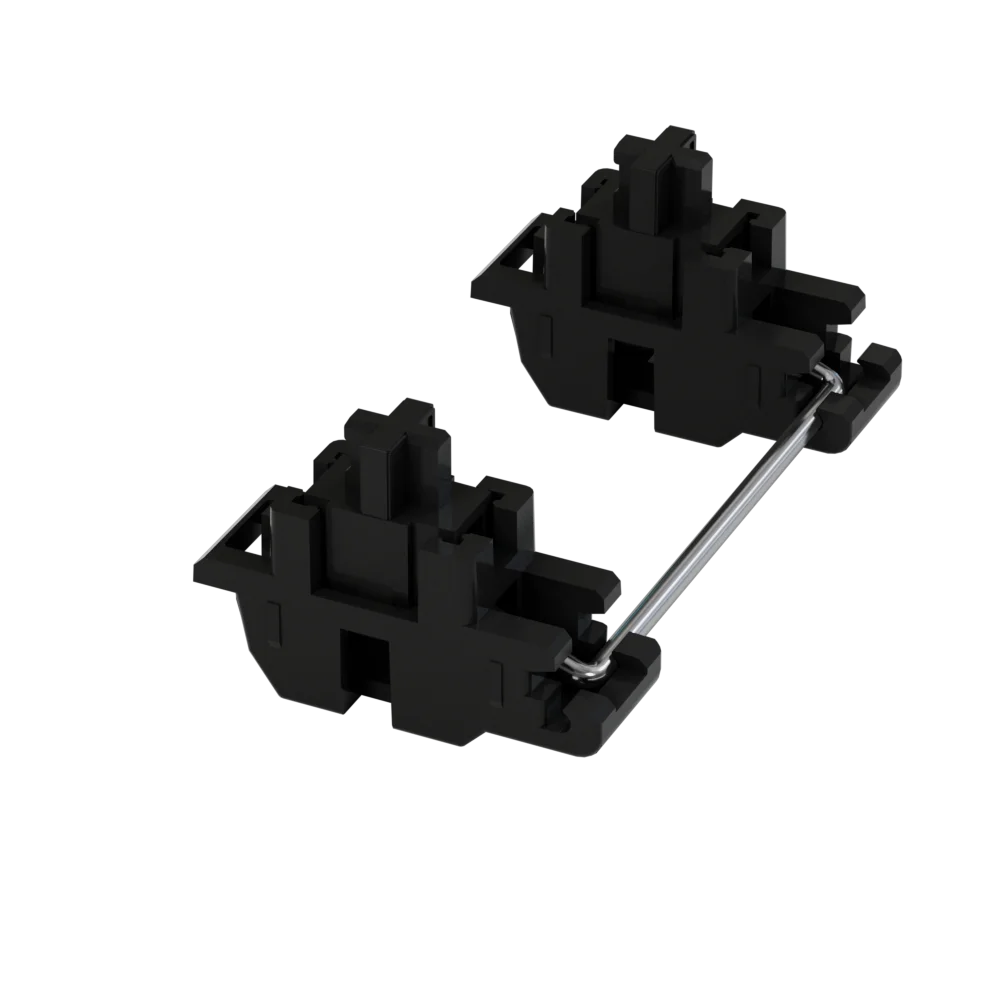GATERON Low Profile Stabilizer Plated Gemonteerd Zwart Aangepaste 6.25u 2u Low Profile Switch DIY Hotswap Beschikbaar voor toetsenbord