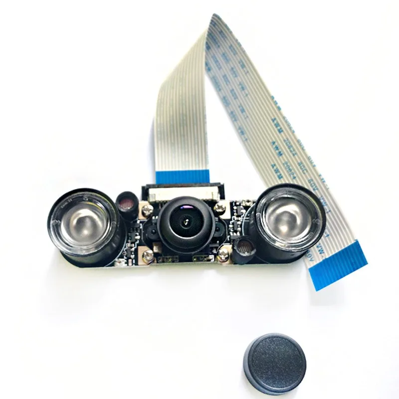Raspberry Pi infrared night vision camera 5 million pixels 130 ° fisheye compatible with Raspberry Pi 4B/3B+