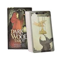 Dark Wood Tarot Family Gathering Chess Card Game Fortune Telling Divination Oracle Cards Leisure Table