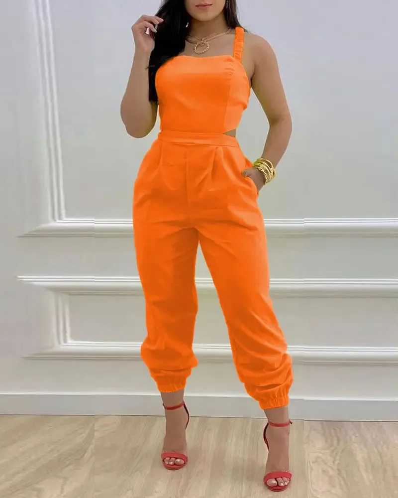 Summer fashion elegant women's jumpsuit with hollow out sexy off shoulder print jumpsuit, butterfly print overall jumpsuit2024