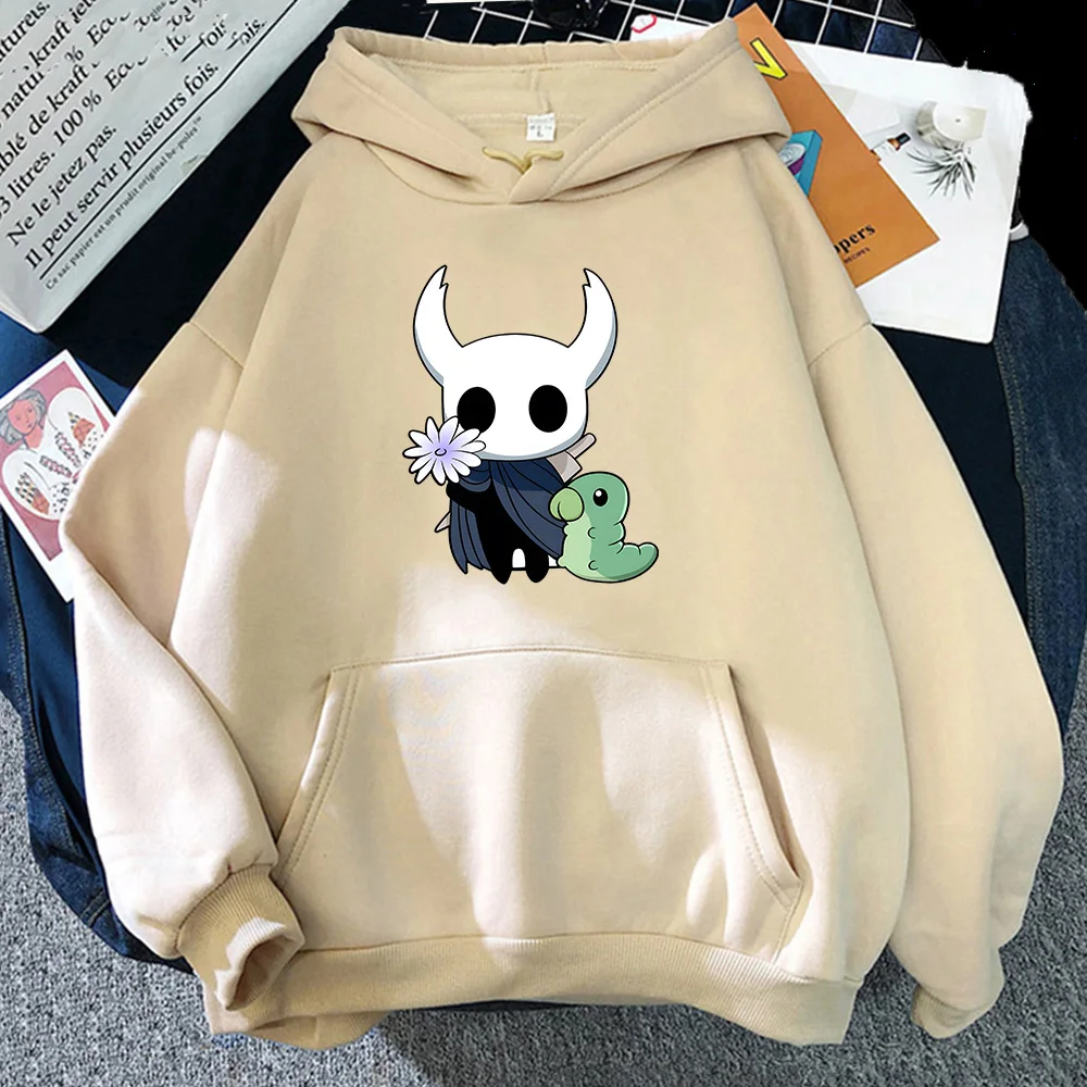 Oco cavaleiro popular personagem impressão hoodie outono casual moletom feminino/masculino bonito anime roupas confortáveis pullovers regulares