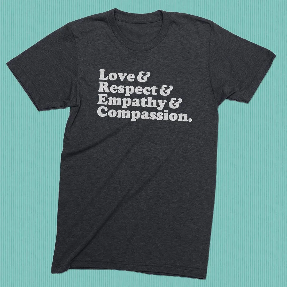 Love Respect Empathy Shirt Black Lives Matter T Gay Pride Tee Future Is Female Feminist Girl Power