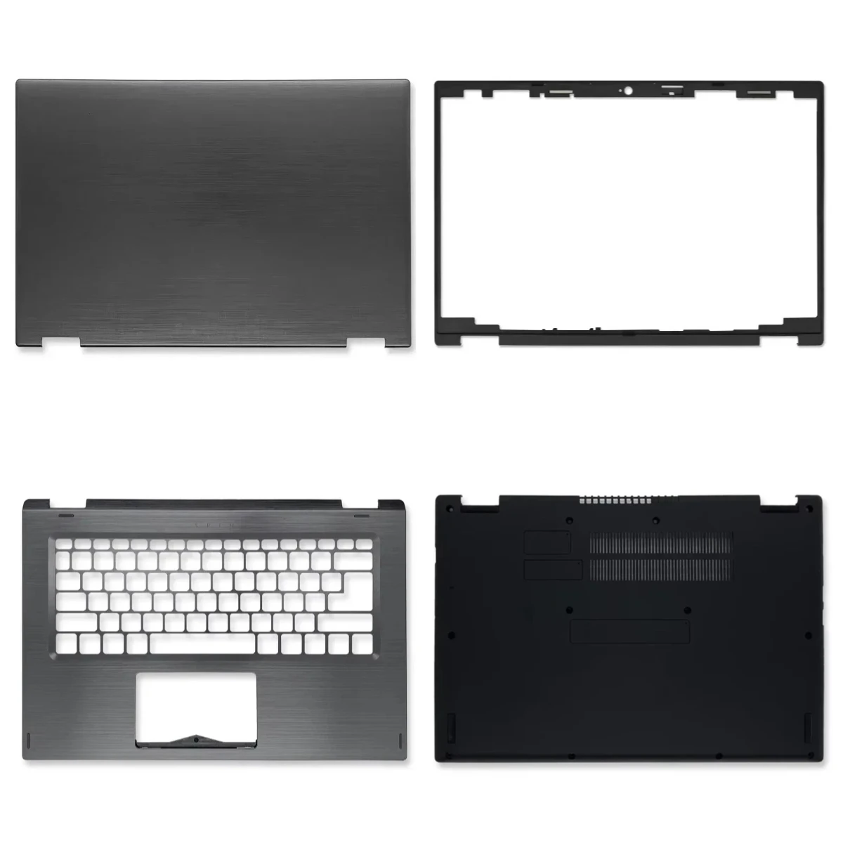 Nouveau pour ordinateur portable Aspire Spin 3 SP314-51, N17W5, SP314-52 : Coque arrière LCD, repose-poignets, coque inférieure, panneau avant, couvercle de charnière ABCD