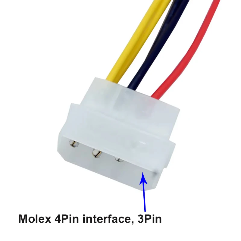 Molex Big 4Pin to 6Pin Power Supply Cable Graphics Card Video Display Card Connect Wire for IDE Power Supply Adapter for PC