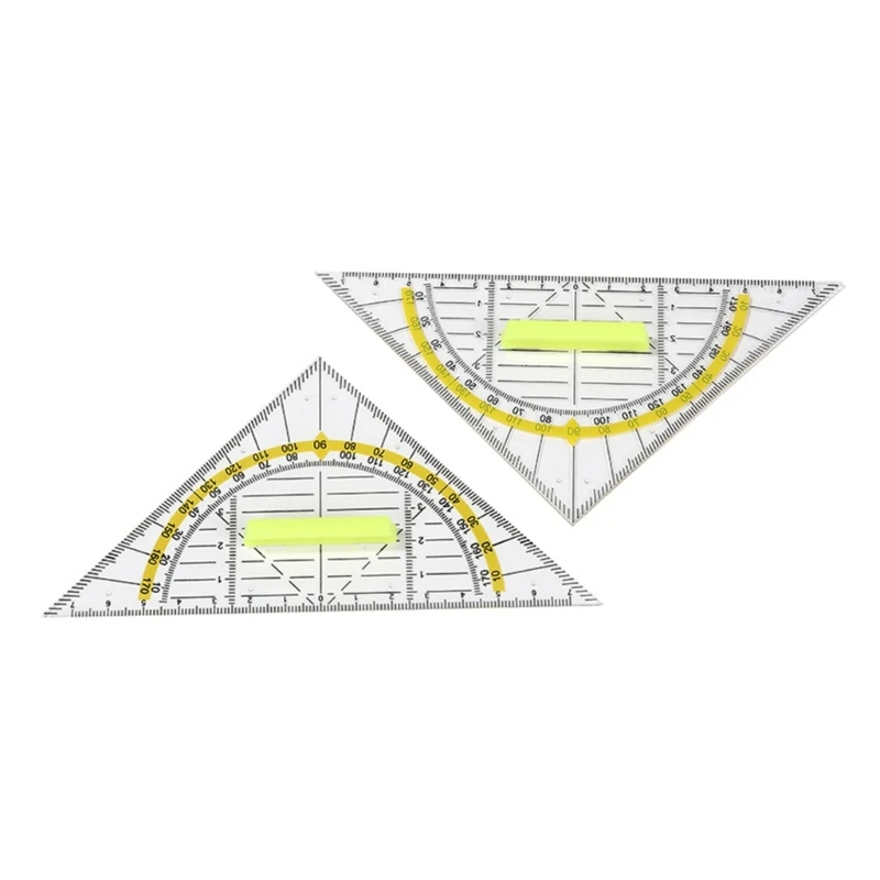 ioio Triángulo medición confiable para trabajos técnicos dibujo y diseño: construcción plástico duradera