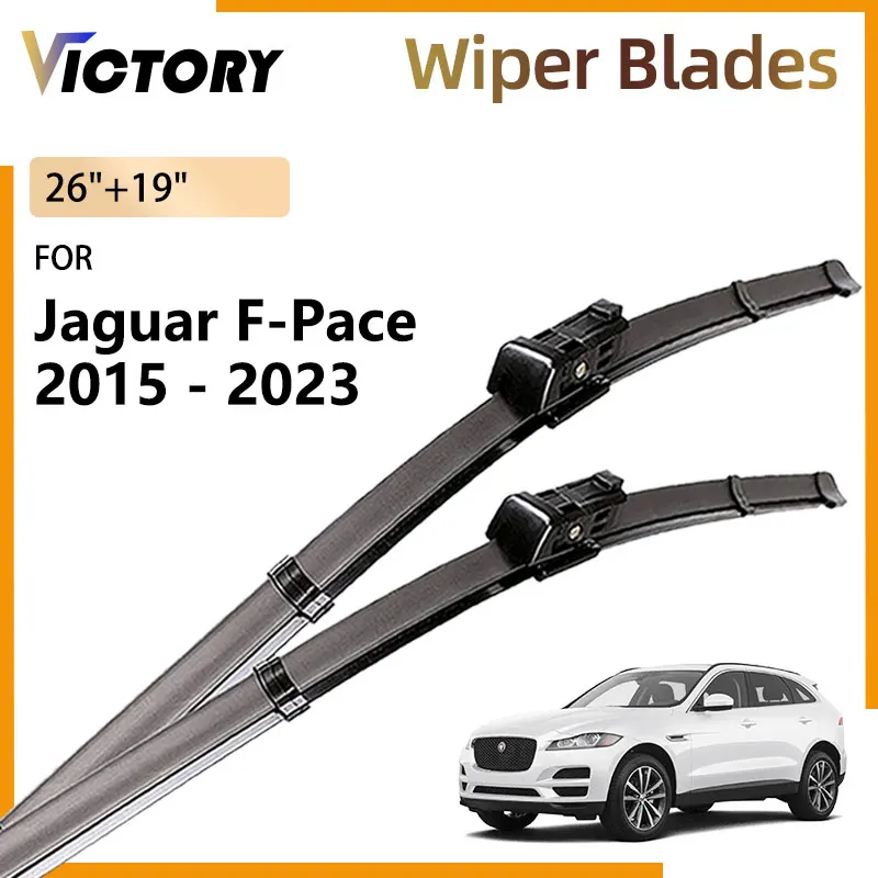 Front Wiper Blades For Jaguar F-Pace F Pace X761 2015 2016 2017 2018 2019 2020 2021 2022 2023 Accessories Window Brushes 26