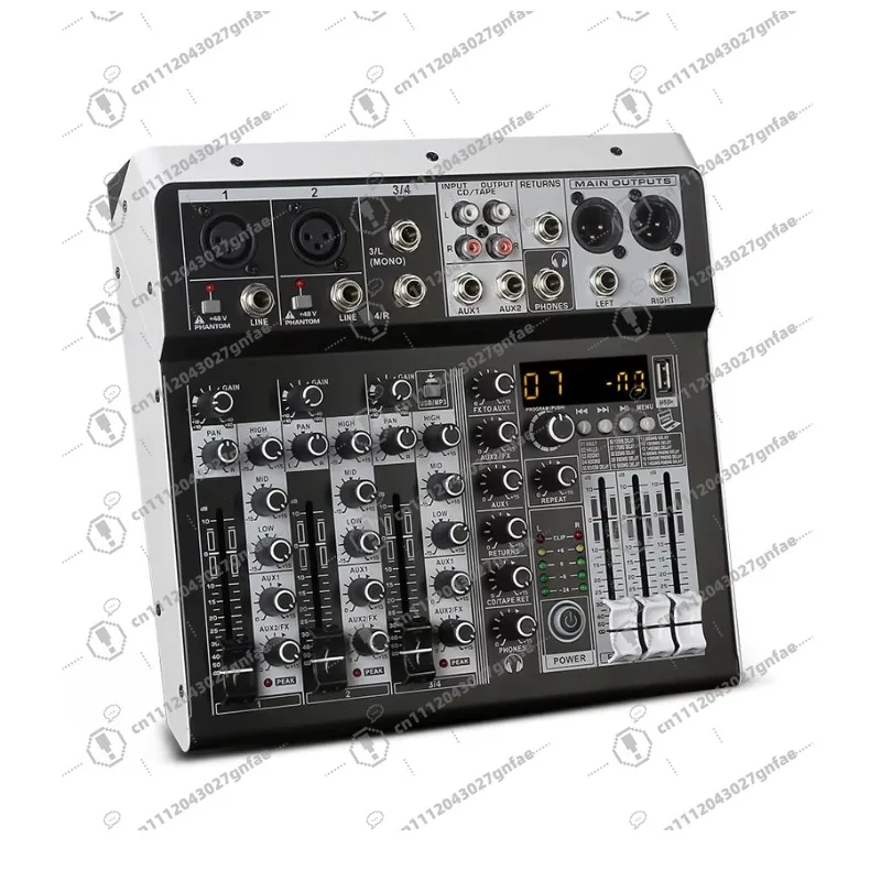 RP-4 Professional 4 Channel Mixer High Quality Professional Dj Controller Audio Console China Supplier