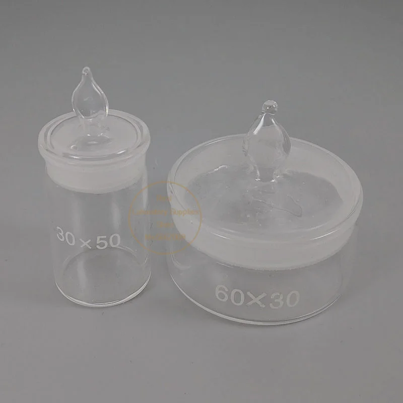 Lab Transparent Glass Low-type /High-type Weighing Bottle40*25 50*30 60*30 70*35 25*25 25*40 30*50 30*60 40*70mm