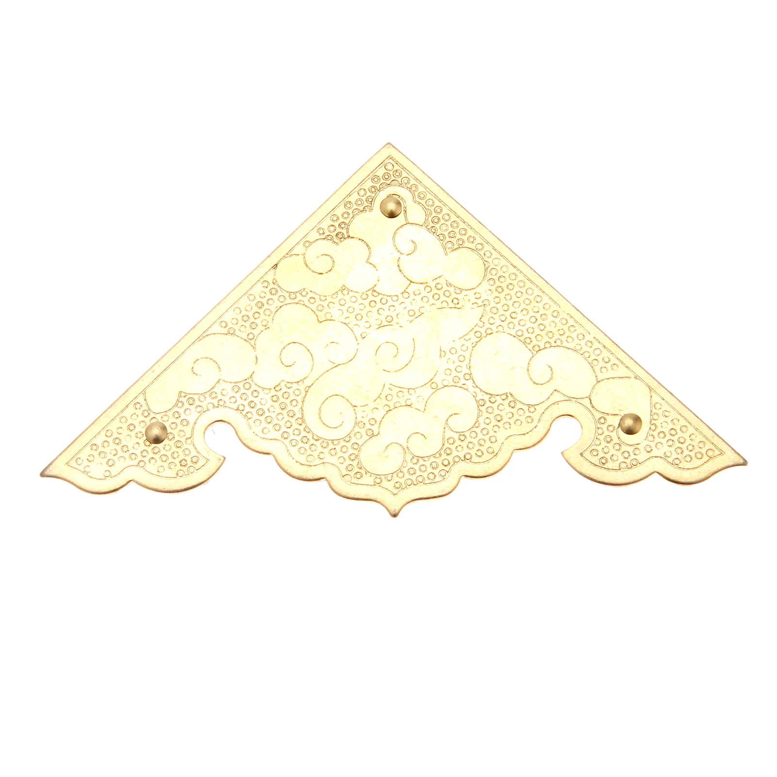 2PCS 75mm Antique Bronze Carved Crafts Corner Protectors For Wooden Jewelry Box Door Cabinet Furniture Decoration Hardware