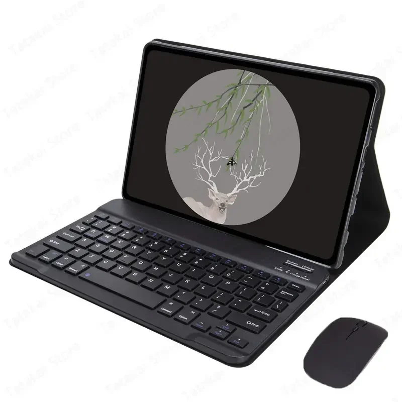 

Case with Keyboard Cover For Xiaomi Mi Pad 7S Pro Case 12.4 Inch 2025 Stand Tablets Keyboard Spanish Portuguese Arabic German