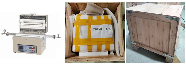 دراسة مختبرية على فرن أنبوبي مفتوح بدرجة حرارة واحدة كوارتز OTF-1200X