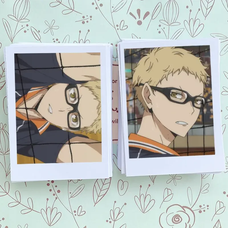 Kei Tsukishima 3inch Cards Bookmark Haikyuu Anime Goods Collection Pretty Lomo Cards Student Stationery Kawaii School Supplies