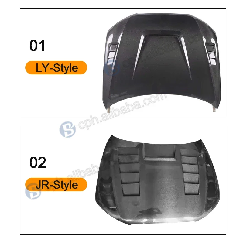 2024 Trending Car Exterior Accessories Sedan Engine Cover Hood Carbon Fiber Front Bonnet For  A5 S5 RS5 B8.5