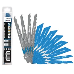 EZARC 6 นิ้ว 150 มม.ใบเลื่อยลูกสูบชุด,12 ชิ้น Bi-Metal รื้อถอน SABER ชุดใบเลื่อยสําหรับโลหะและตัดไม้