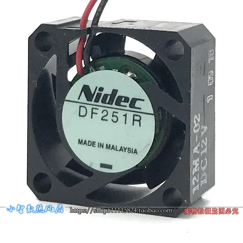 ORIGINAL DF251R-12MA-02 12V 2510 25*25*10mm NEW COOLING FAN RADIATOR