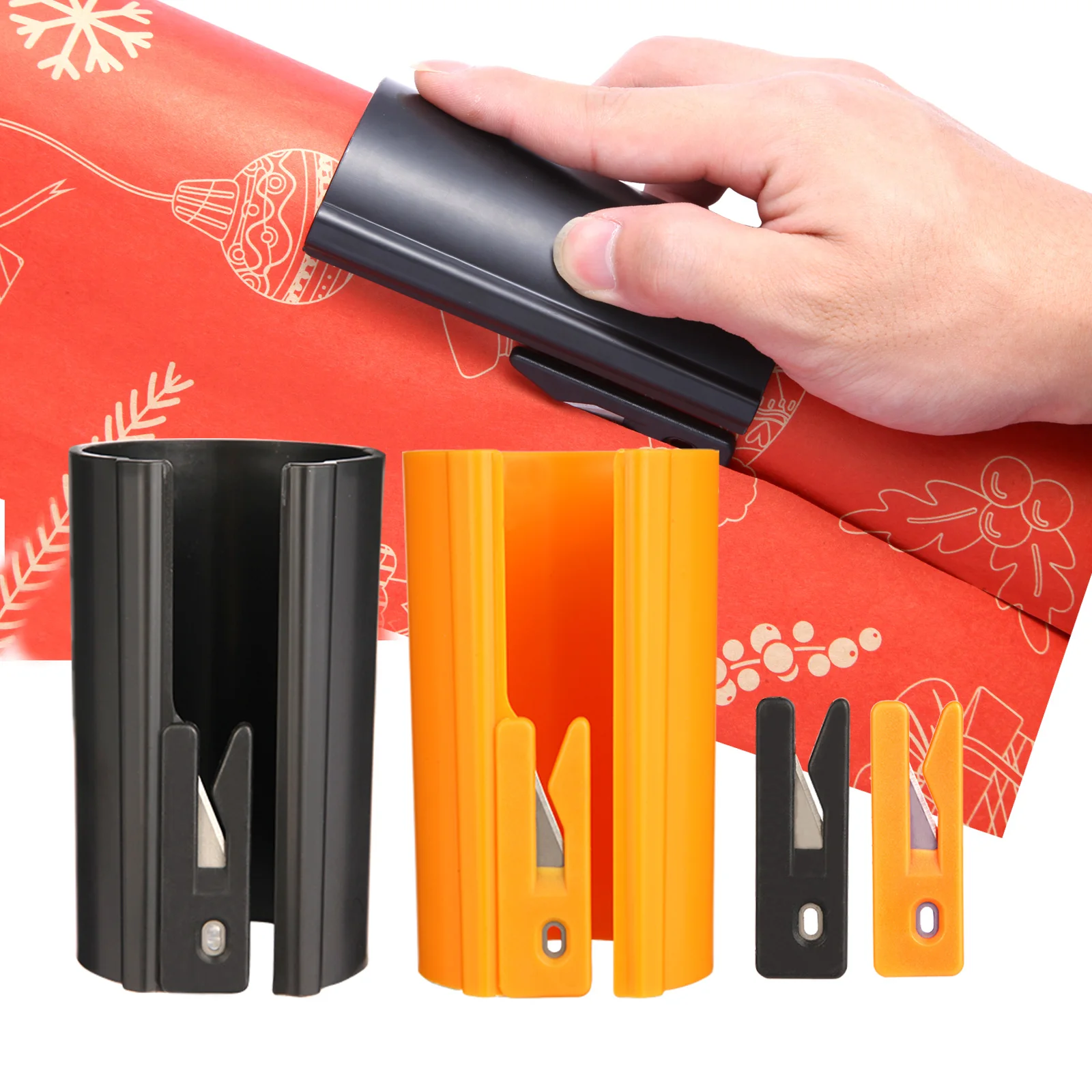 1 PCS Sliding packaging paper cutter - Decorative cutter for Christmas and birthday gift packages