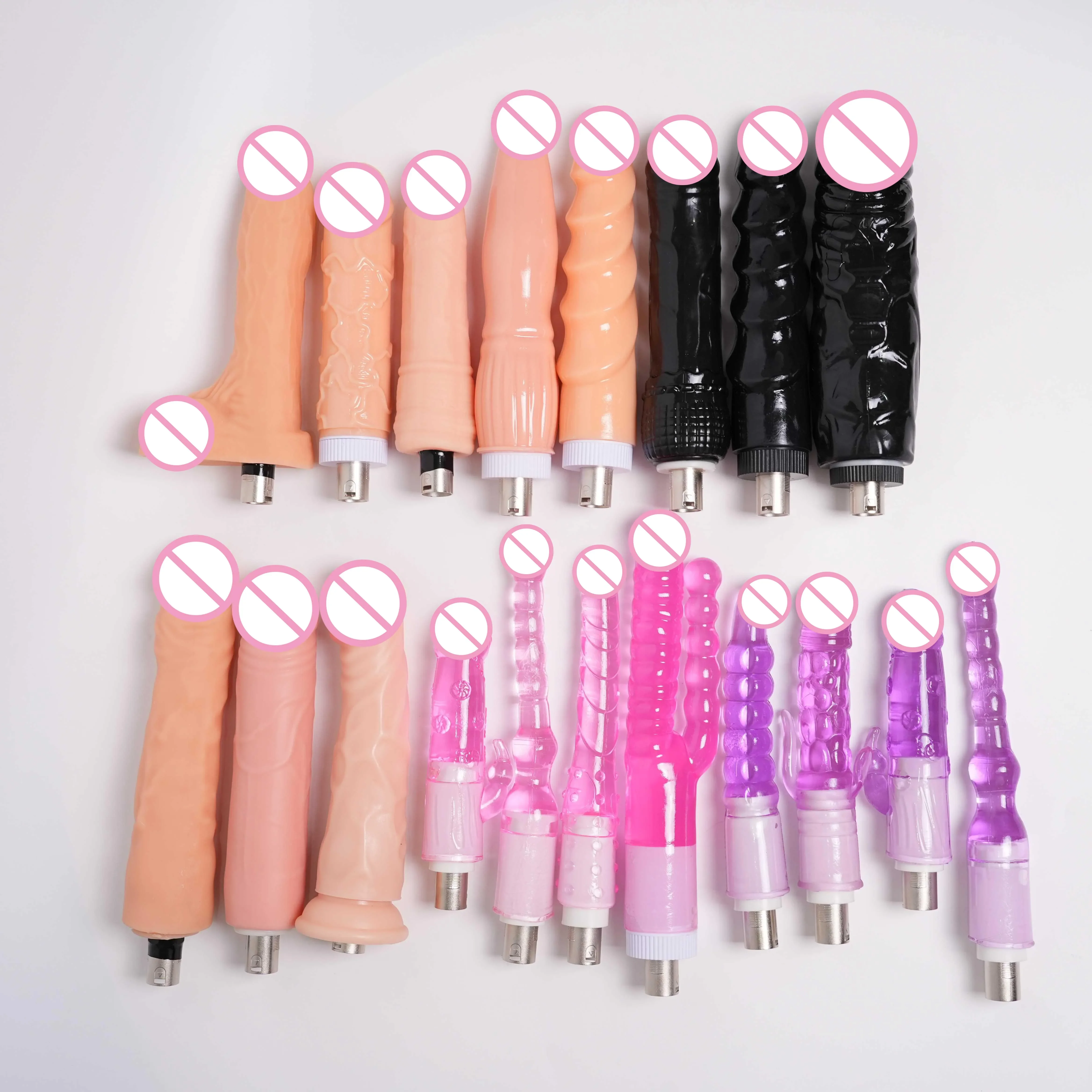 Entry Level Sex Machine 3XLR Accessories Realistic Dildos for A2/A1 Sex Masturbation Love Machine for Women Man Sex Products - view 3