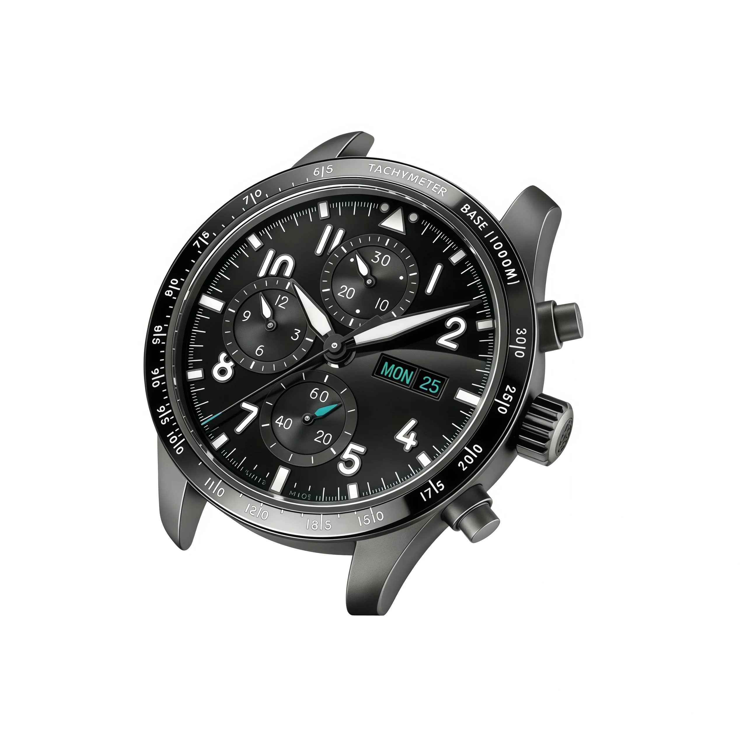 

Men's Watch Repair Parts Watch Hands 6 Hands Compatible Swiss Movement 7750 Blue Luminous Hands