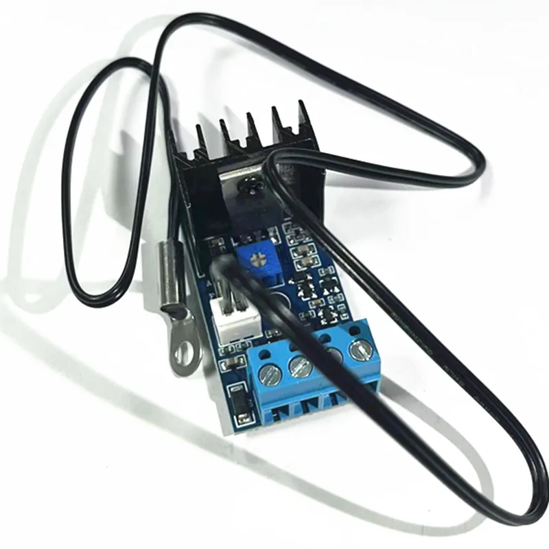 Moduł automatycznego sterowania temperaturą wentylatora DC 12V 1A, regulator prędkości wentylatora obudowy PC CPU, termostat PWM, regulator prędkości. — zdjęcie produktu 2