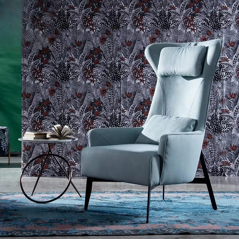 كرسي قهوة أوروبي عالي الظهر كرسي فاخر كرسي أريكة فردي #2