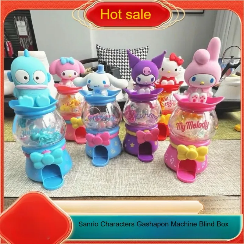 Sanrio Characters Capsule Toy Machine Blind Box Cute My Melody Cinnamoroll Mini Capsule Toy Machine Desk Decor Collection Gift view 5