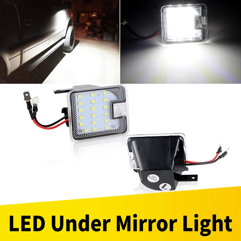

2PCS LED Under Mirror Welcome Lamps For Ford C-Max 1 2 Escape Focus 3 Galaxy 2 Kuga 1 2 Mondeo 4 5 S-Max 1 2 Car Accessorie