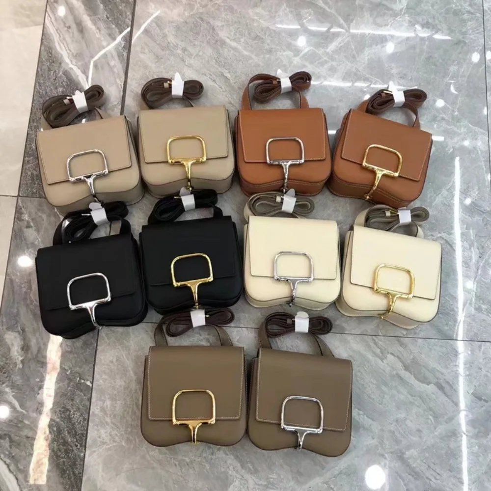 

New Leather Palm Pattern Leather Small Square Bag High-end Temperament Versatile Single Shoulder Oblique Span Women's Bag