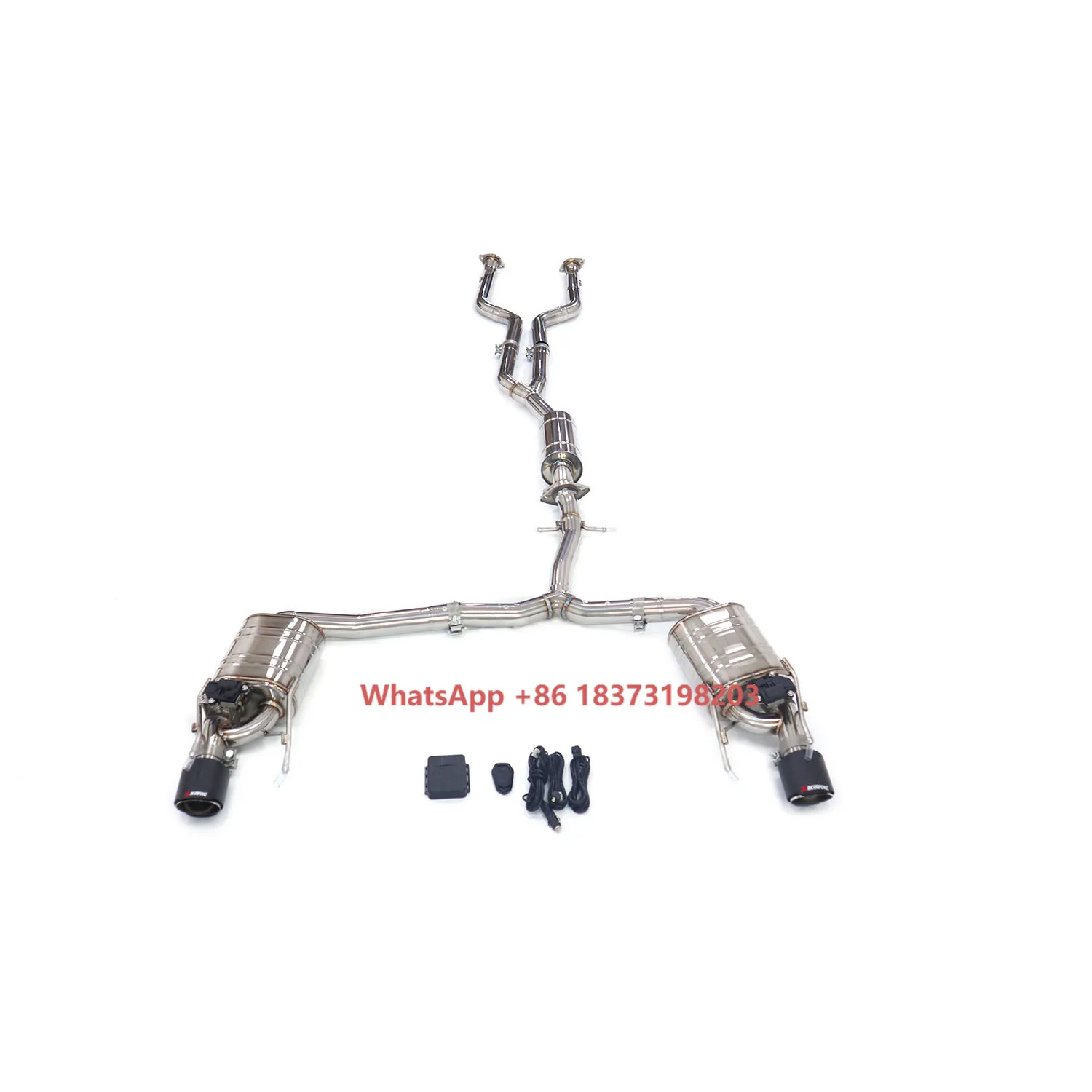 

OUCHI Stainless Steel High Flow Exhaust Catback for Lexus IS250 2.5L With Valved Muffler Auto Performance Pipe Parts