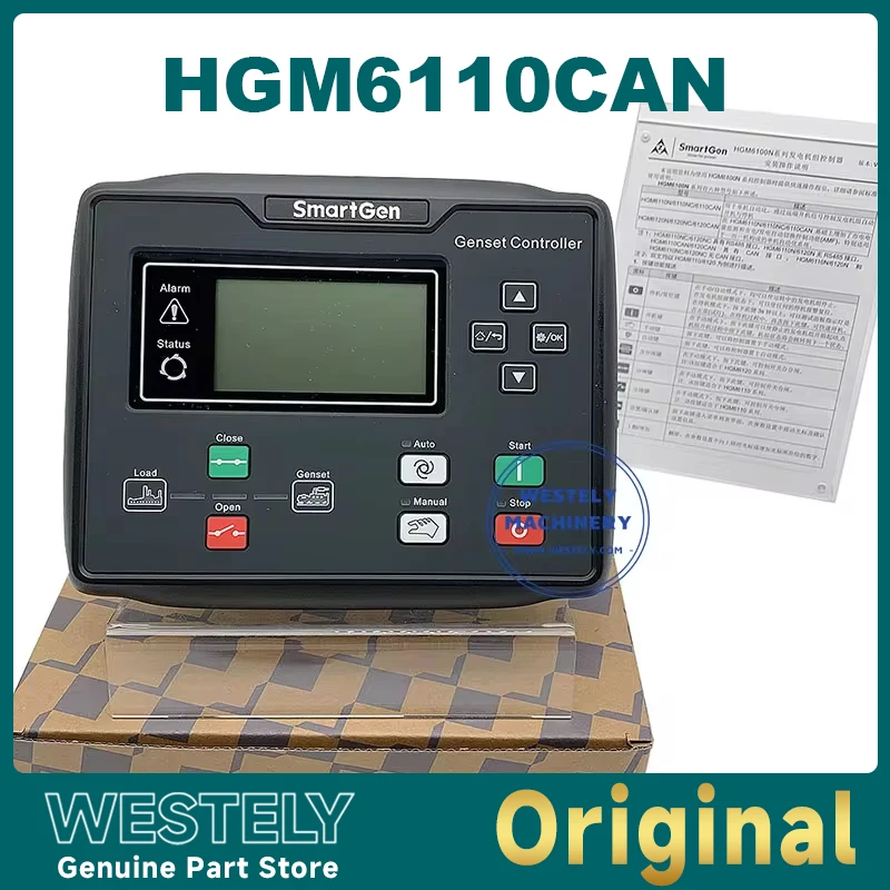 

HGM6110CAN Original Genuine Smartgen HGM6100N Series Power Station Automation Controller HGM 6110CAN