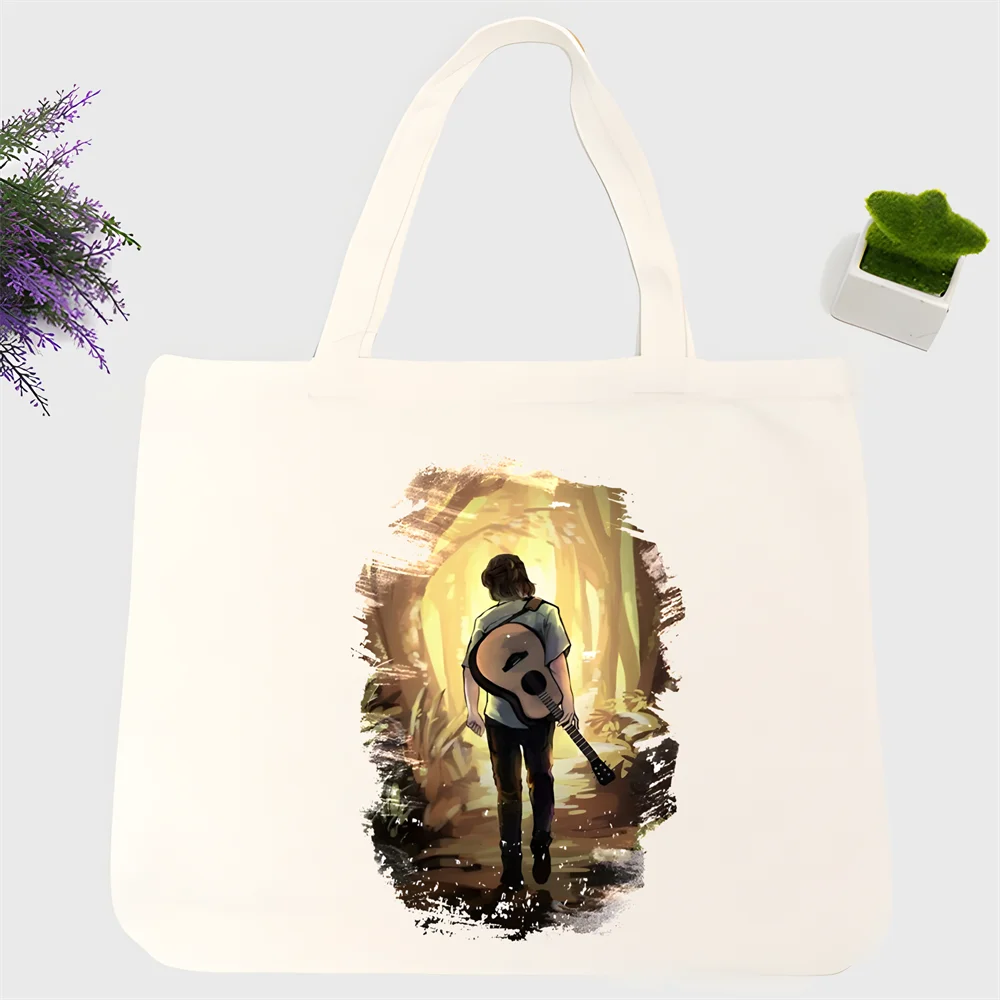 

Fireflies The Last Of Us Women Men Handbags Canvas Tote bags Reusable Cotton High capacity Shopping Bag