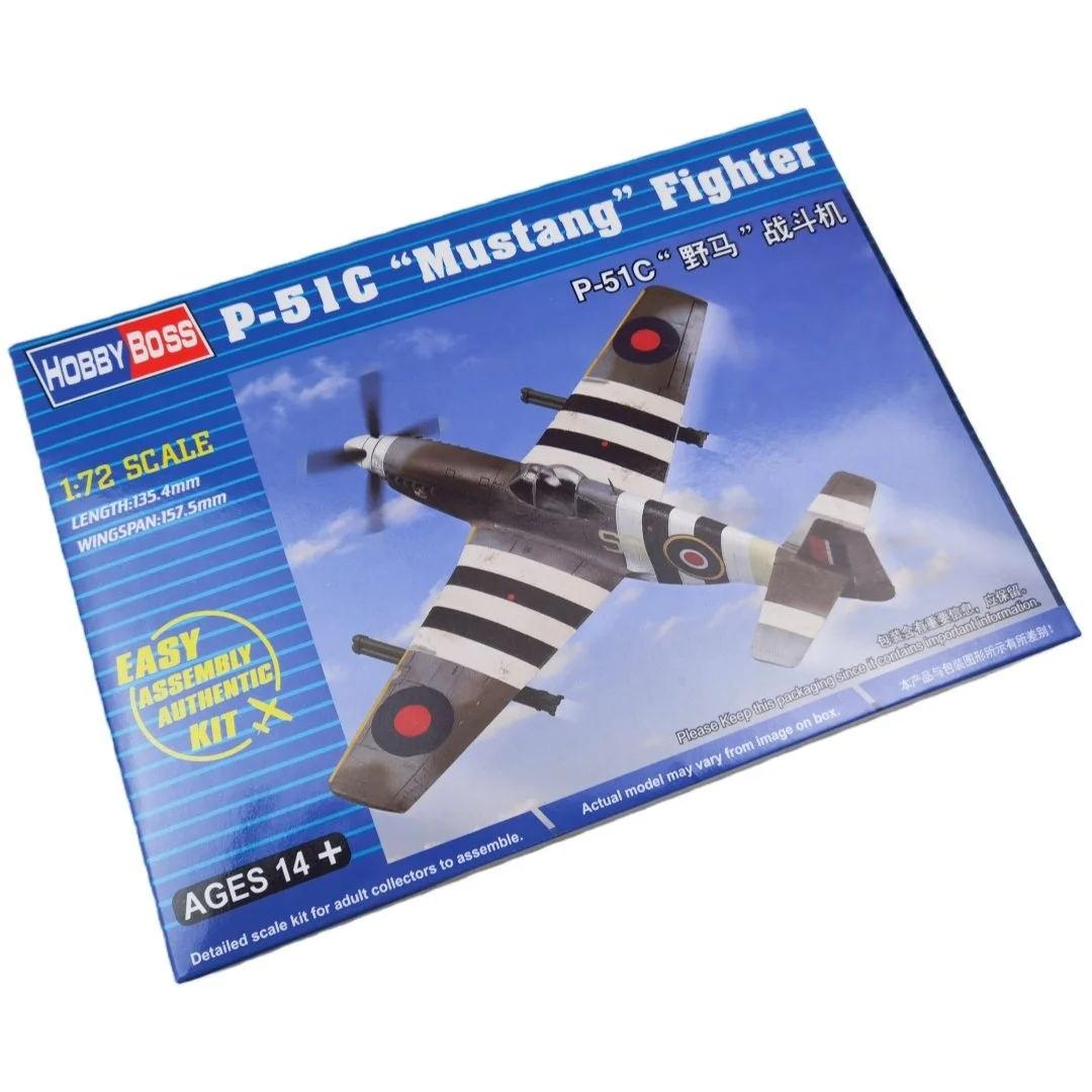 TRUMPETER 1/72 P-51C Mustang Myśliwiec Plastikowy Model do Składania