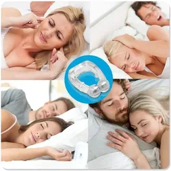 Magnetic Anti Snore Device Stop Snoring Nose Clip Easy Breathe Improve Sleeping Aid Apnea Guard Night Device With Case 1/2/4/6PC