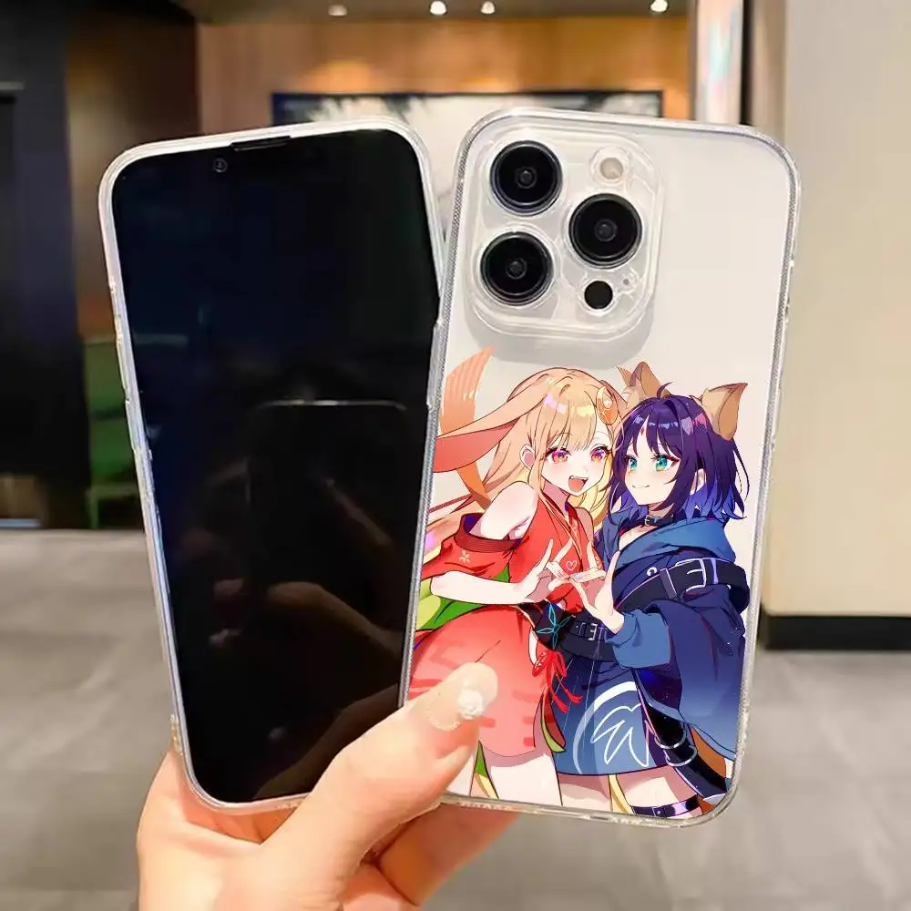 

GL Kaguya Iroha Princess Kaguya For iPhone 17 16 15 14 13 12 11 Mini Pro Max Plus Transparent Cover Phone Case