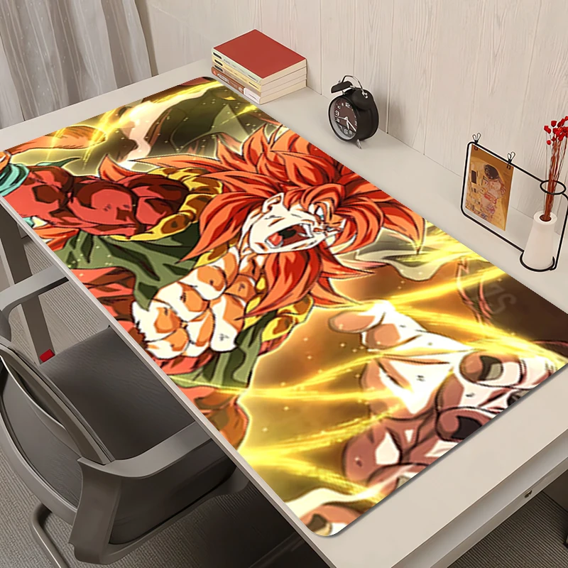 Alfombrilla de ratón de goma HD, alfombrilla de escritorio de oficina, alfombrillas para juegos con patrón de Dragon Ball, alfombrilla extendida, accesorios para PC, alfombrilla antideslizante para teclado