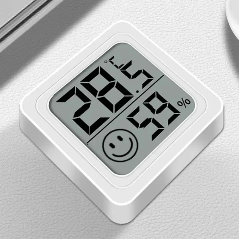 Mini LCD Digital Thermometer Hygrometer Indoor Room Temperature Humidity Meter Sensor Gauge Household Measurement Tools 4Pcs Set