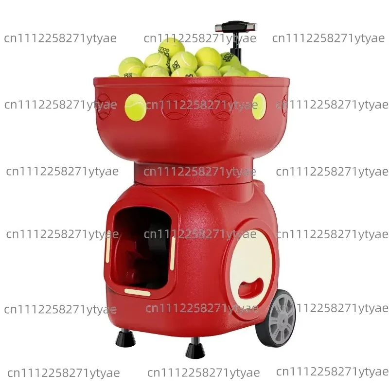 Tennis and paddle ball machine with speed control and oscillation for professional training