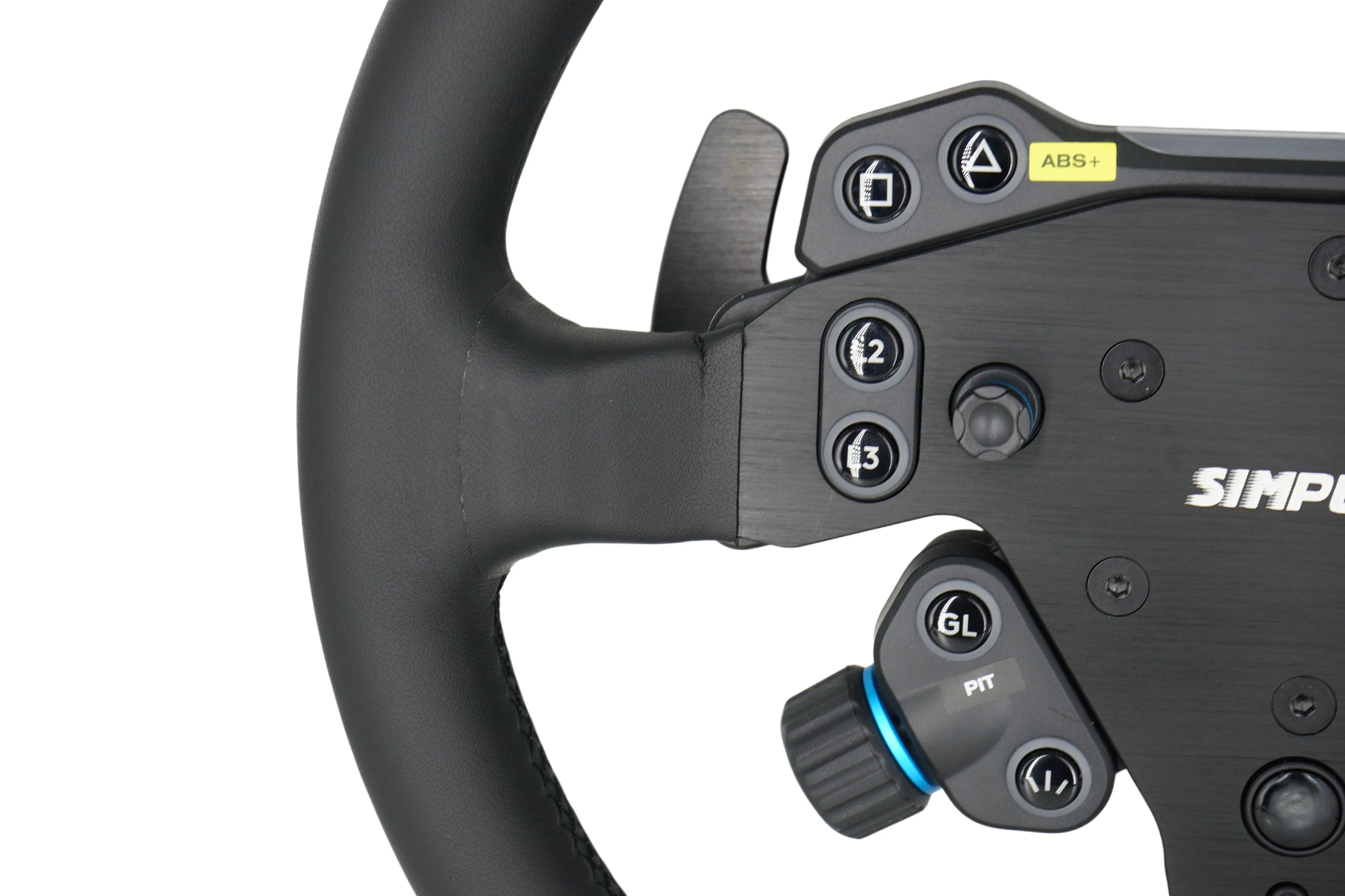 SIMPUSH 13 Zoll (33 cm) Rundes Lenkrad Mod Rally Sim Racing für Logitech RS50 Hub – Detail 2