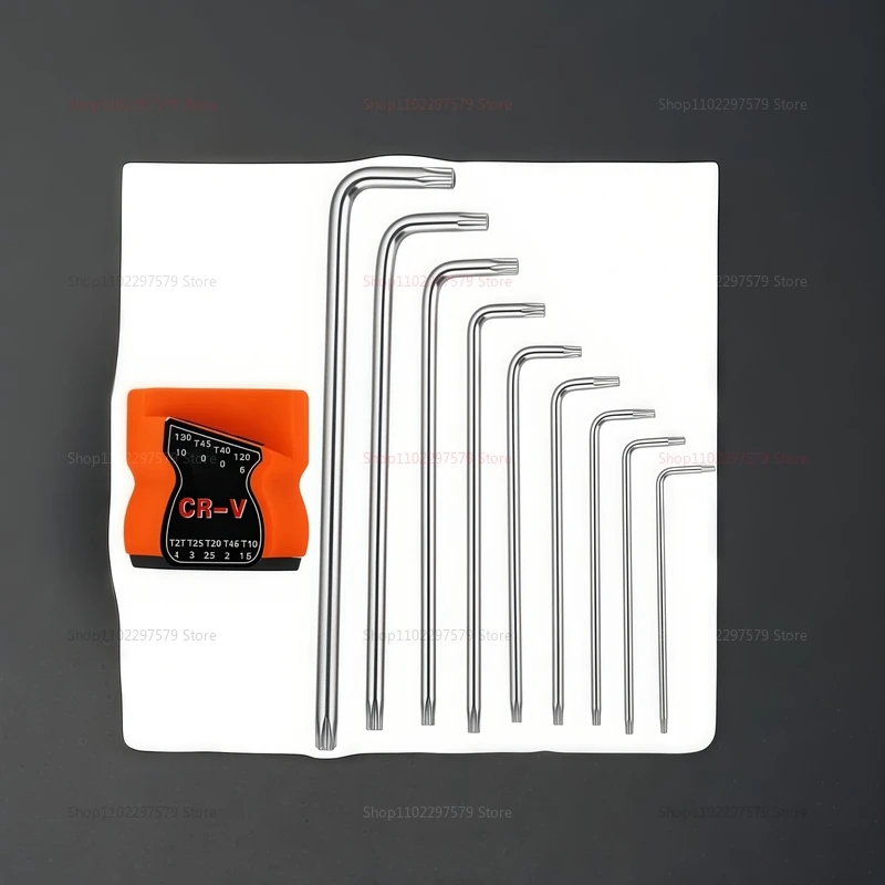 9 قطعة L شكل مزدوج نهاية مفك مجموعة عرافة ألين مفاتيح توركس وجع مفك بت ستار المفك أدوات يدوية لإصلاح المنزل