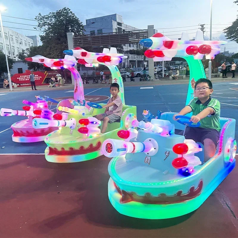 Amusement Park Shopping Mall Square Parent-child Cartoon Outdoor Children Electric Amusement Bumper Car Luminous Adult