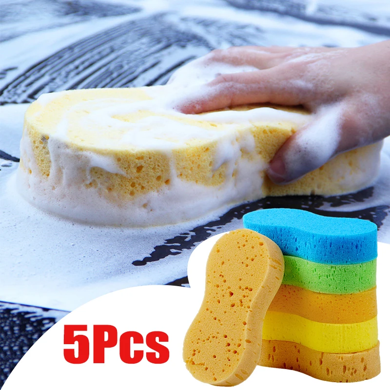 

Car Wash Sponge Honeycomb Large Sponges High-density Car Washing Sponge Block Auto Detailing Foam Cleaning Tools Car Accessories