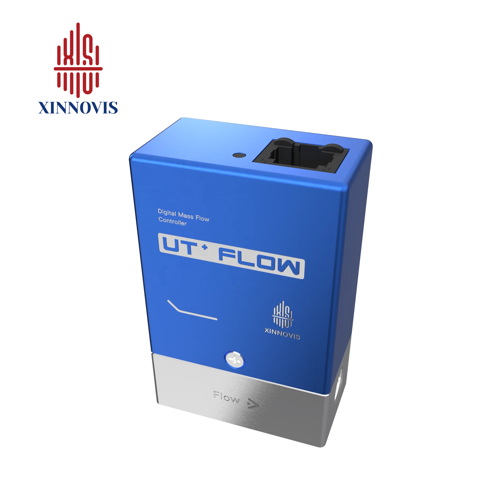 Xinnovis Factory MFC UT المدمجة الرقمية جهاز التحكم في التدفق الشامل بالغاز RS485/0-5 فولت/4-20mA مقياس التدفق المحمول OEM الصناعة التحليلية
