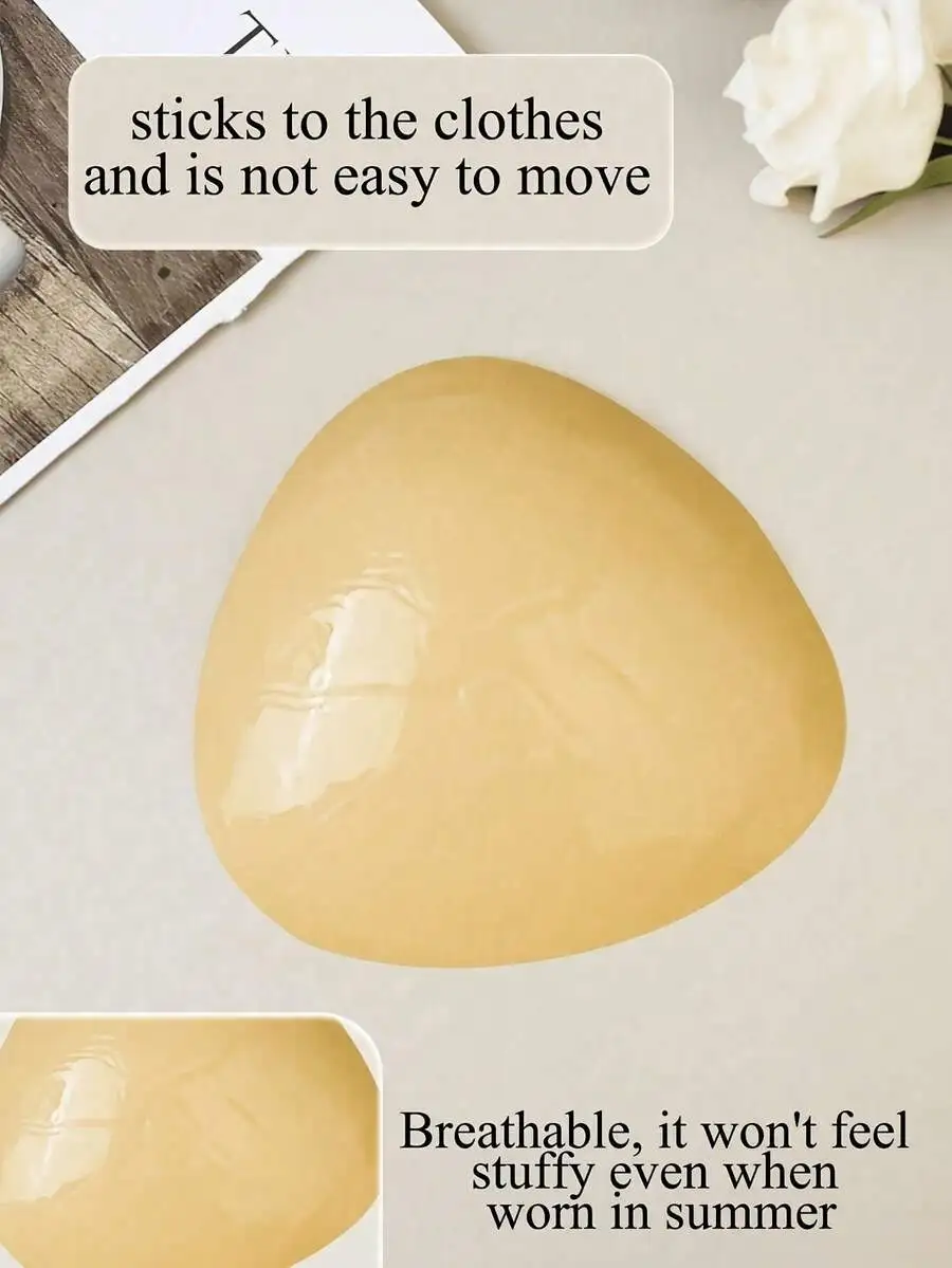 Reusable Double Sided Sticky Push Up Bra Inserts Adhesive Padding For Dresses Bikinis