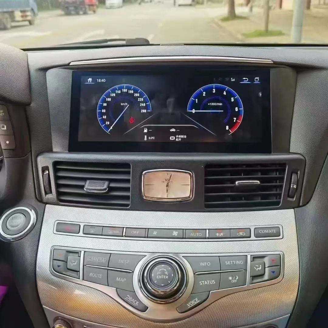 Blu-ray screen Android Radio For Infiniti Q70 Q70L M25 M35 M37 M56 2013-2018 Car Multimedia Player GPS Navigation Stereo Carpla