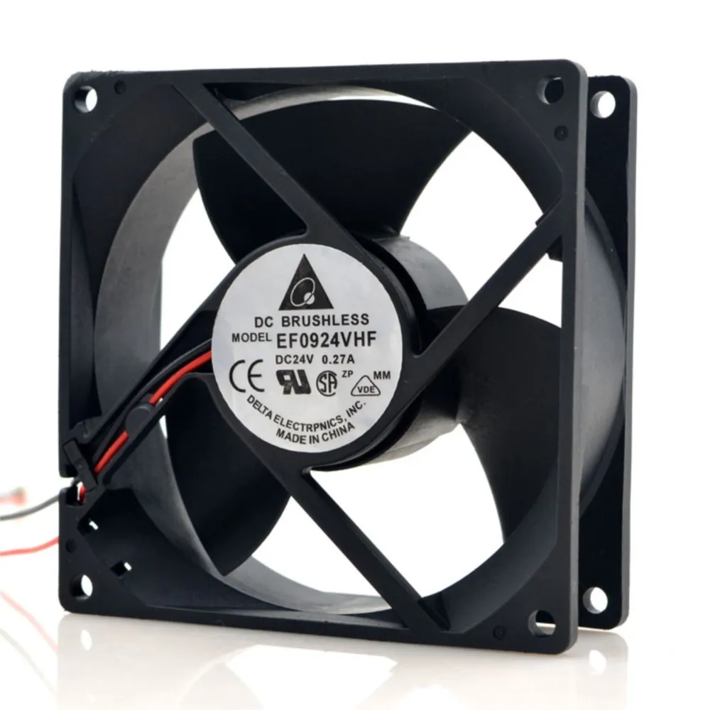 

92mm Fan For Delta EFB0924VHF 90x90x32mm DC 24V 0.27A High-Performance Industrial Cooling Fan