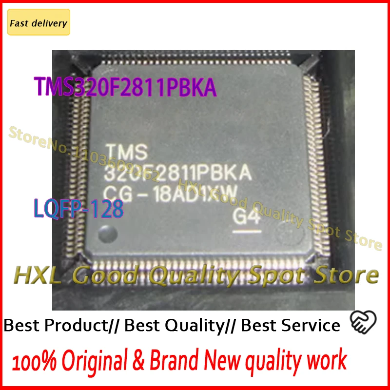TMS320F2811PBKA 1~10pcs/lot 320F2811PBKA TMS320F2811 LQFP-128 IC new original