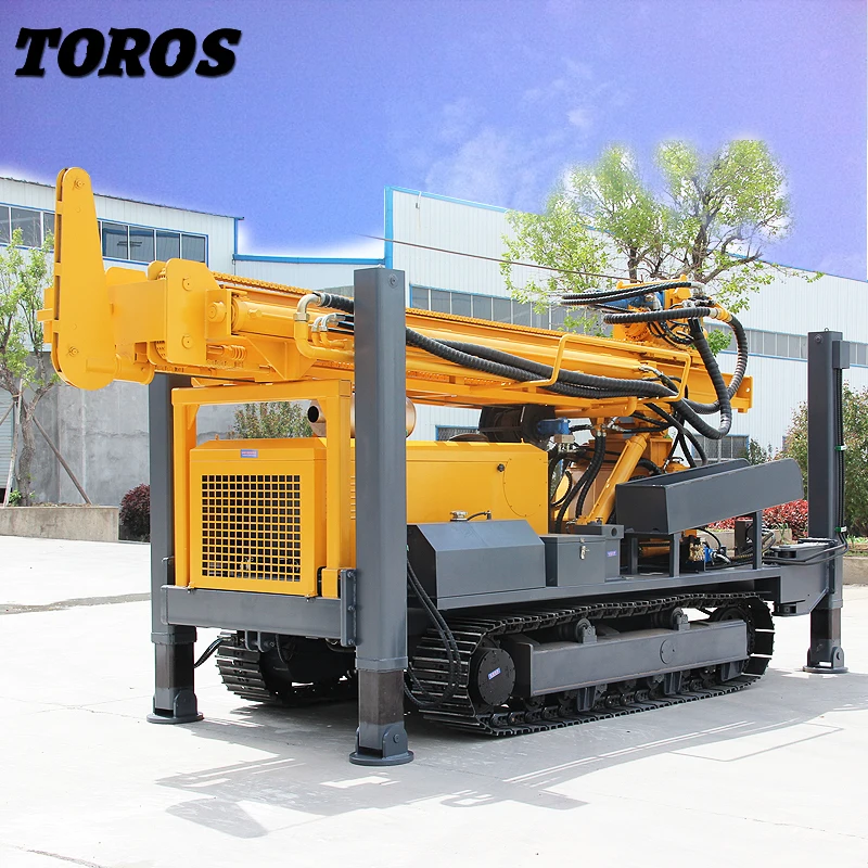 Water Well Drilling Rig Water Well Drilling Rig 300 Meters Pneumatic Crawler Mounted Water Well Drilling Machine Tunnel Drilling