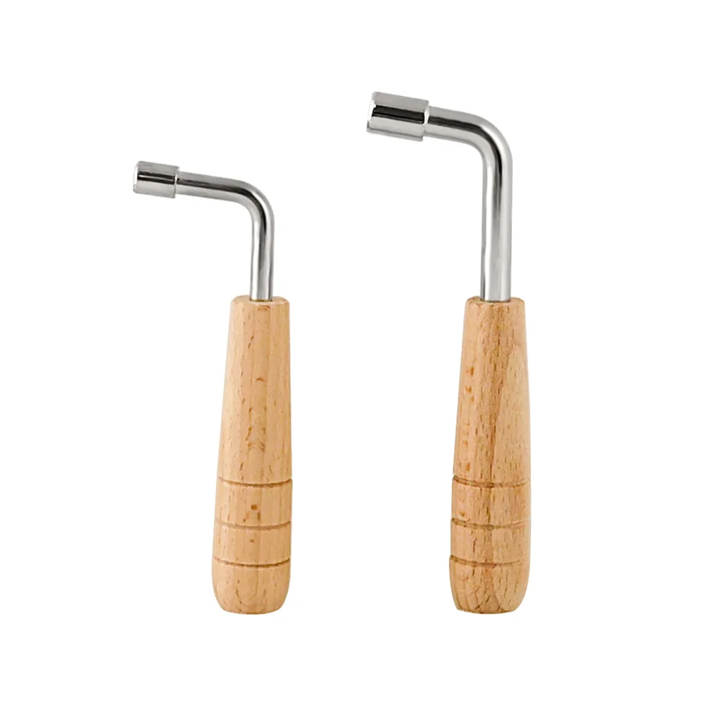 Lyre Harp Tuning Wrench Classic Lyre Harp Tuning Wrench Tuner Wooden Handle Adjustment Tool Inner 4*4MM Wrench